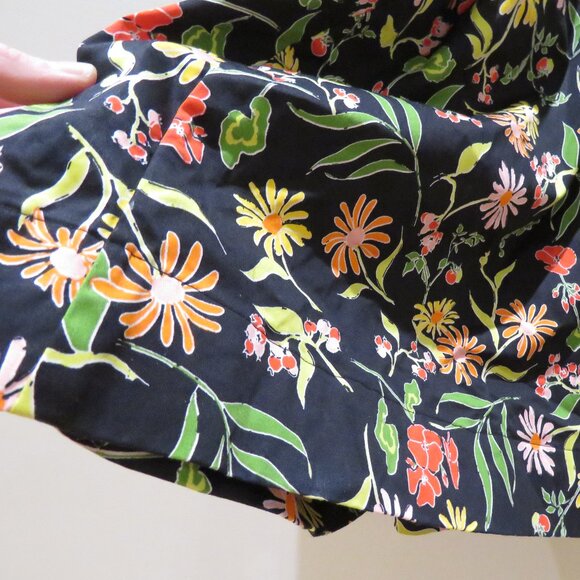 KATE SPADE Rooftop Garden Floral Marina Dress Swing Retro Feminine Rockabilly XL - Picture 9 of 15